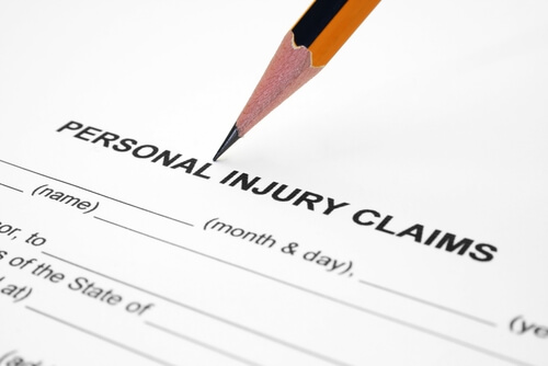 personal injury claim form
